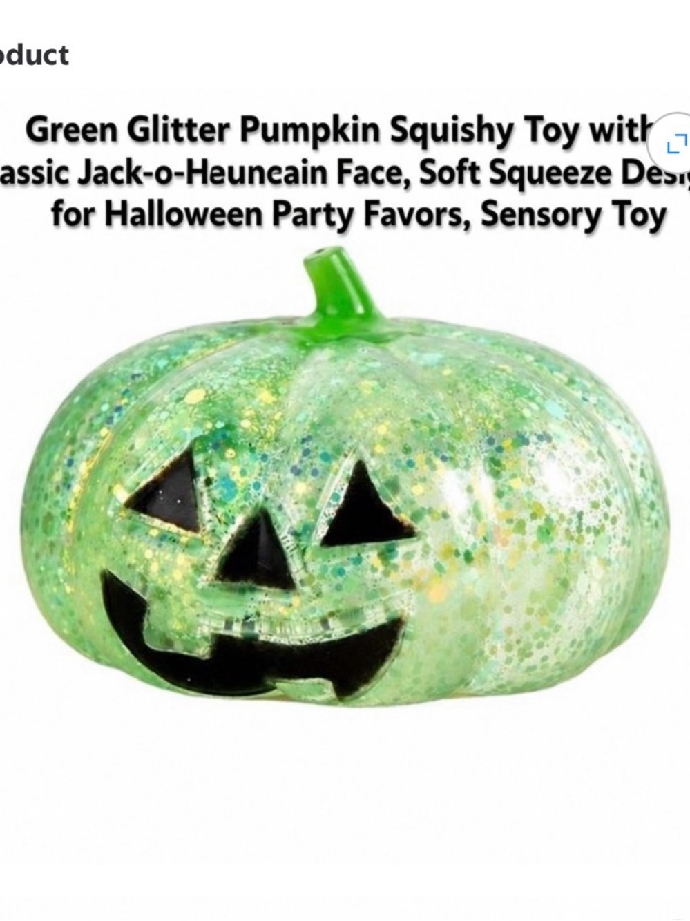 Sugar squishy - Halloween pumpkin